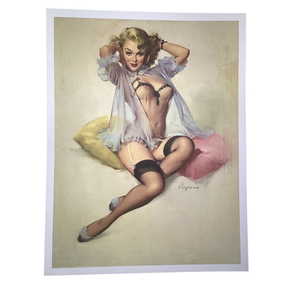 Gil Elvgren Charmaine Pin-Up Art Print 2014 Taschen 10x13 Vintage Style Lingerie